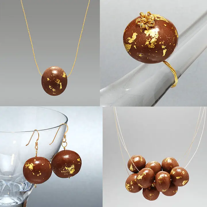 Chocolate On A Chain. Edible Jewelry by Wendy Mahr