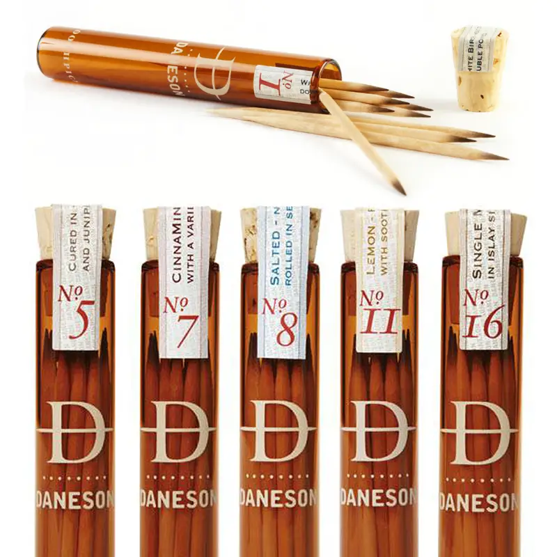 Read more about the article Chew On This: Upscale Flavored Toothpicks From Daneson Include 200 Year Old Single Malt Scotch.