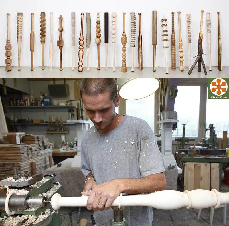 Vincent Kohler hand carved baseball bats
