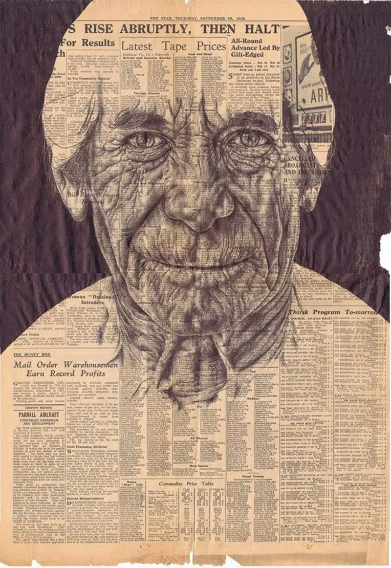 Ballpoint Pen Portraits by Mark Powell