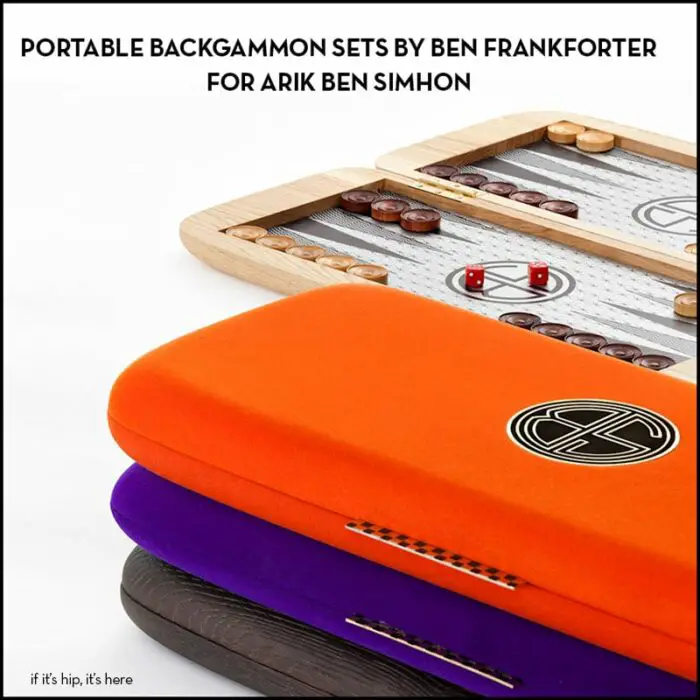 Read more about the article Uber Stylish Backgammon Set by Arik Ben Simhon and Ben Frankforter.