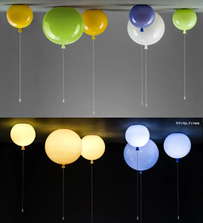 Read more about the article Glass Balloon Ceiling and Wall Lamps Add A Festive Touch.