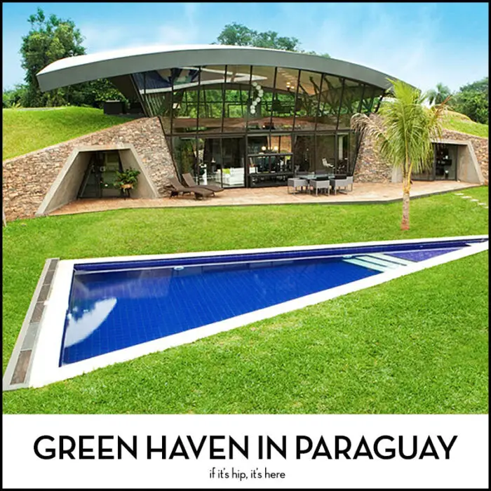 Read more about the article Two Unusual Partially Submerged Modern Homes Create A Green Paradise In Paraguay.