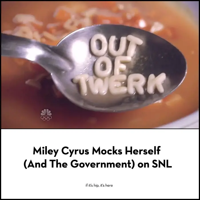 Read more about the article Miley Mocks Herself (And The Government). See The Whole Funny SNL Music Video.
