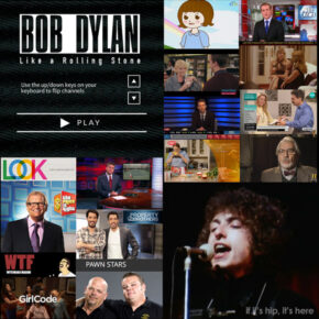 All The Channels On That Cool Interactive Bob Dylan Like A Rolling Stone Video (and How It Was Done)