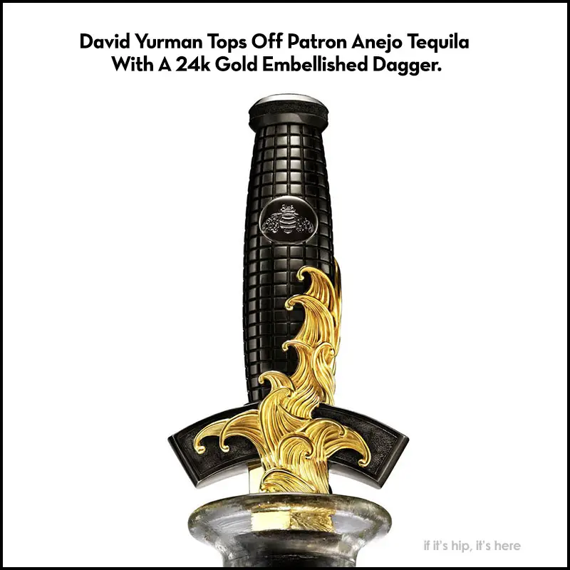 David Yurman Patron Anejo Gold Dagger