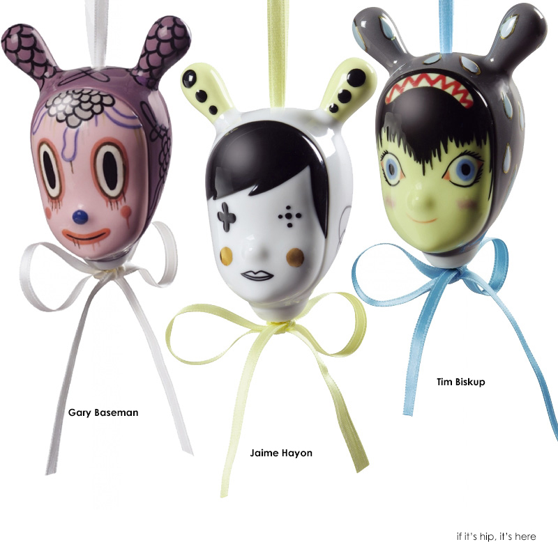 LLadro Artist Christmas Ornaments 2013