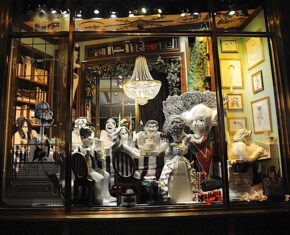 It’s A Hirschfeld Holiday at Henri Bendel. The Al Hirschfeld Spectacular Window And Store Decorations.