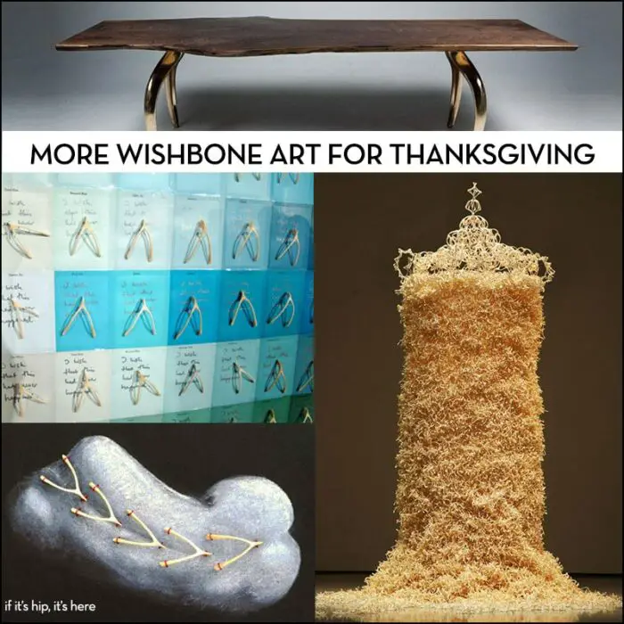 wishbone art for thanksgiving
