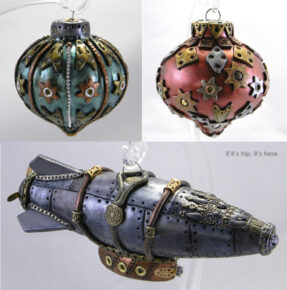 Steampunk Christmas Ornaments Are One Of A Kind Handmade Art For Your Tree.