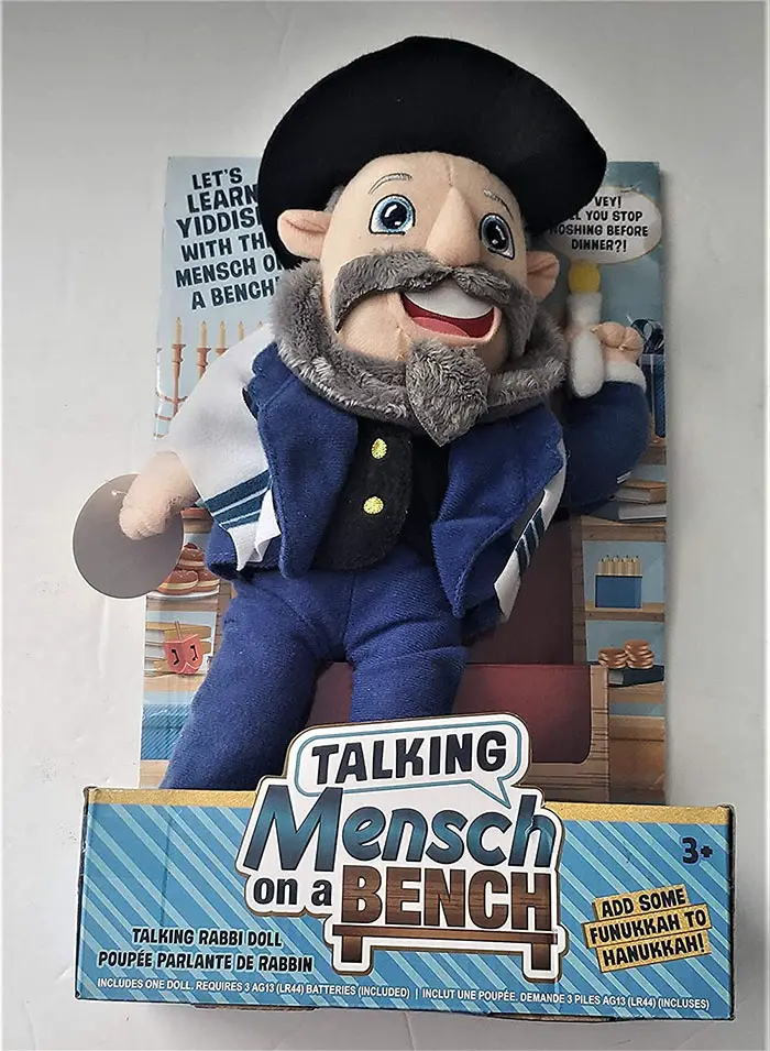 talking mensch on a bench IIHIH