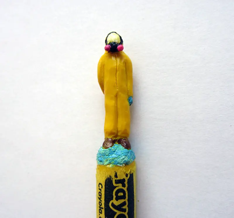 pop culture carved crayons