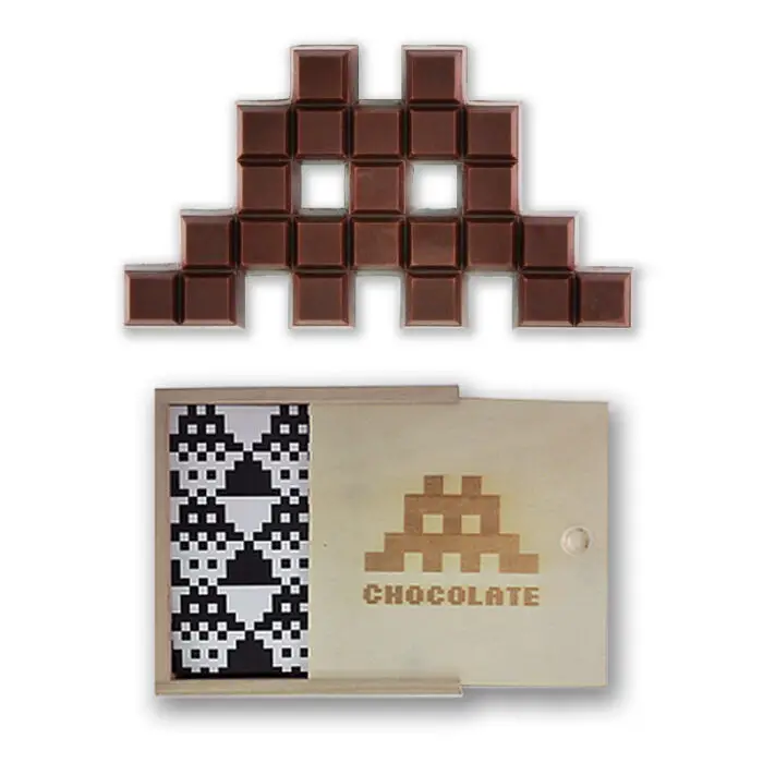 Read more about the article The Gift Gamers Will Gobble Up: Chocolate Space Invaders.