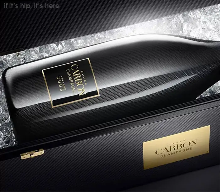 Read more about the article Ring In The New Year With The $3000 Bottle Of Bubbly Wrapped In Carbon Fiber: Cuvée Carbon Champagne.
