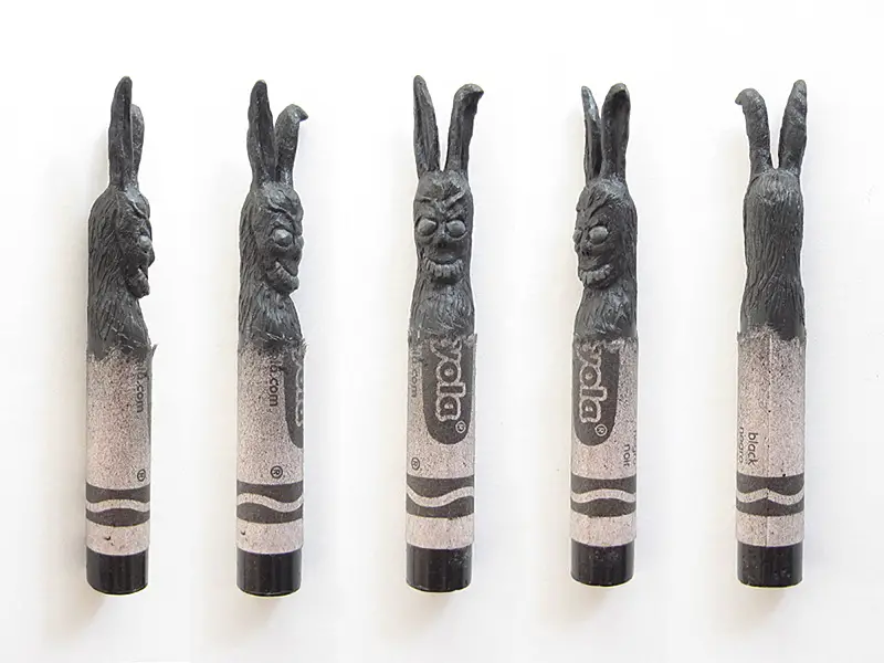 donnie darko carved crayon