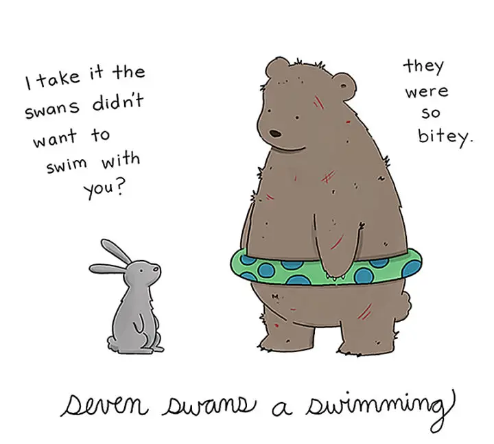 Simpsons Animator Liz Climo Does A Cute and Quirky 12 Days Of Christmas.