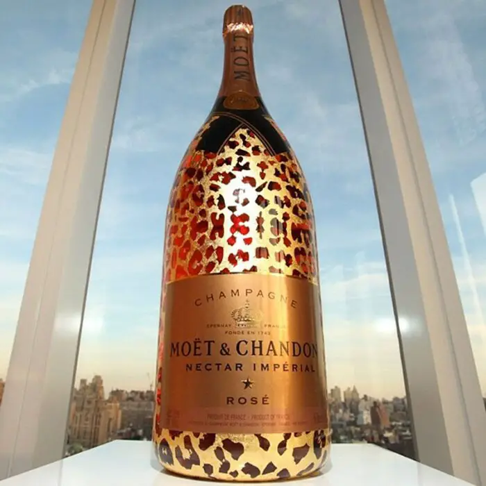 Read more about the article What The Ballers Are Drinking Tonight: Moët’s Luxury Leopard Methuselah