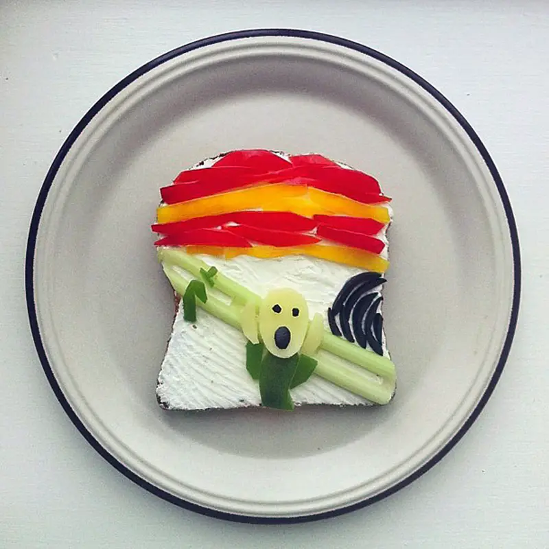 edible edvard munch