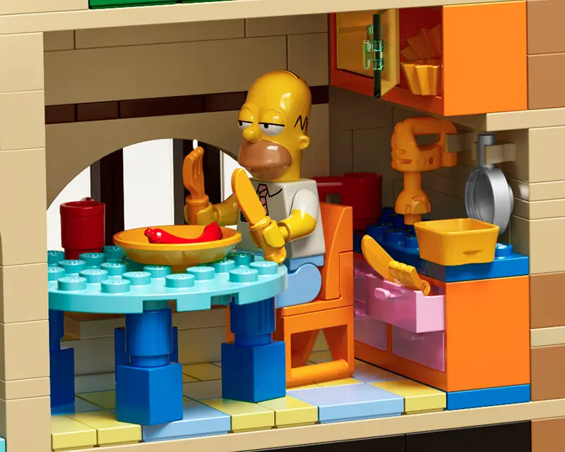 bart simpson lego