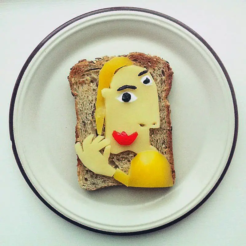 picasso on bread