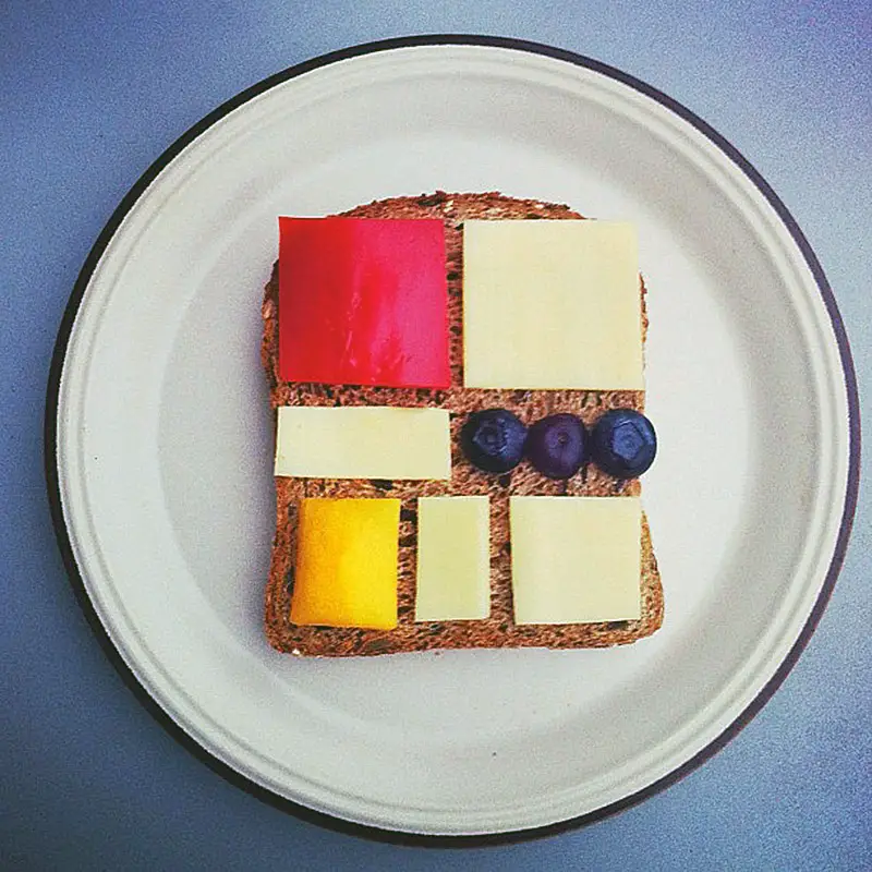 mondrian food art