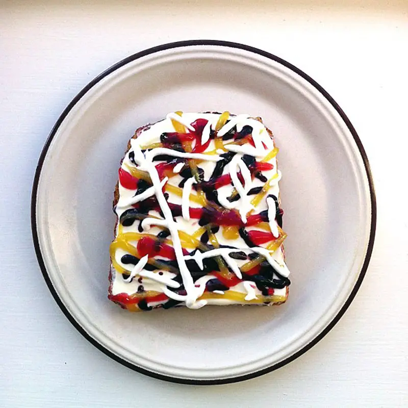 pollock toast