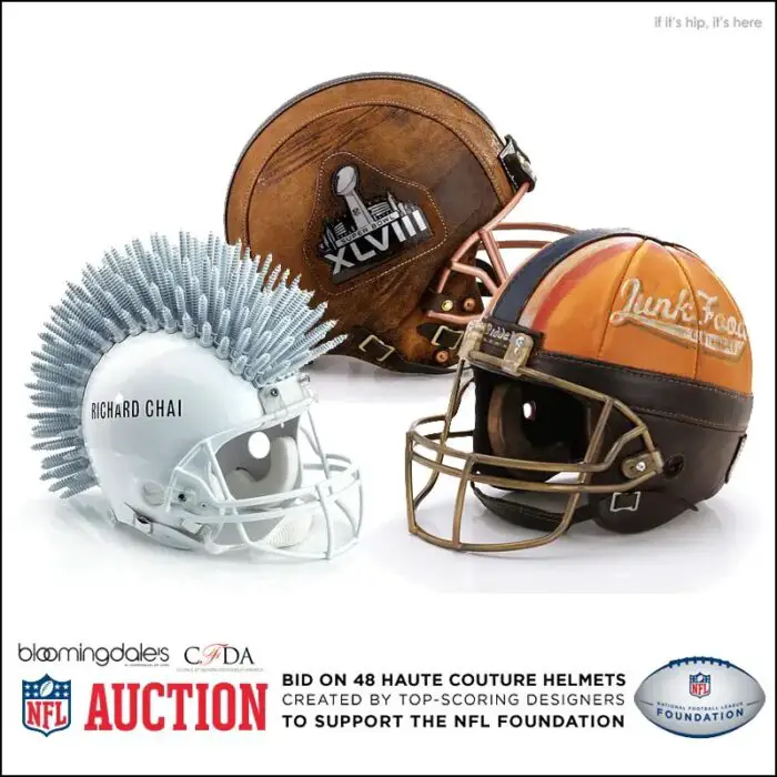 Read more about the article NFL Haute Couture Helmets by 48 Top Fashion Designers Up For Auction