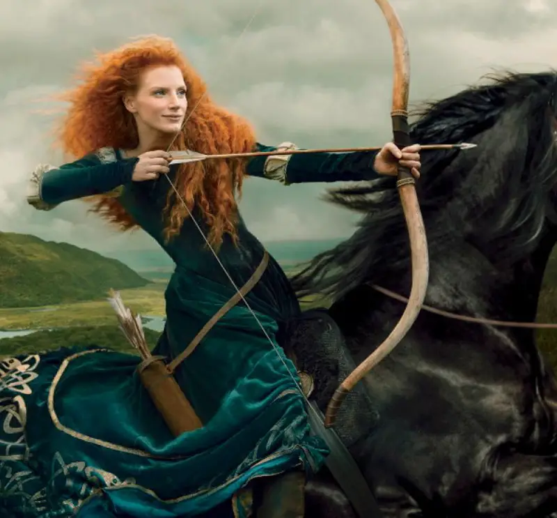 jessica chastain as Merida