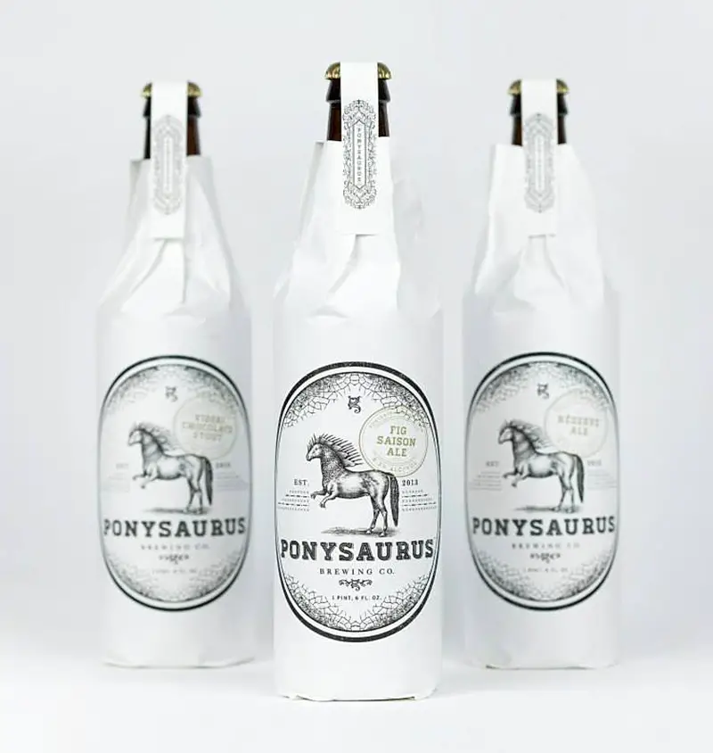Ponysaurus Beautifully Branded Beer