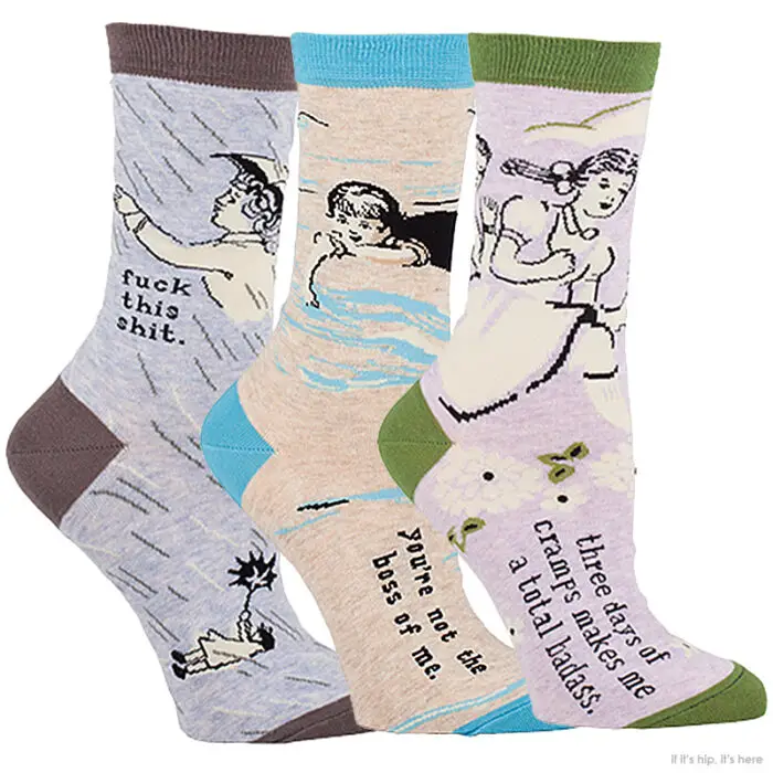 Read more about the article 20 Pairs Of Witty Socks Give You A Leg Up On Attitude.