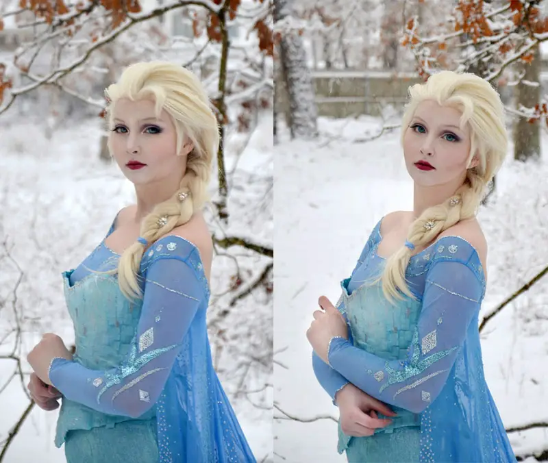 Angela as Disney's Queen Elsa from Frozen