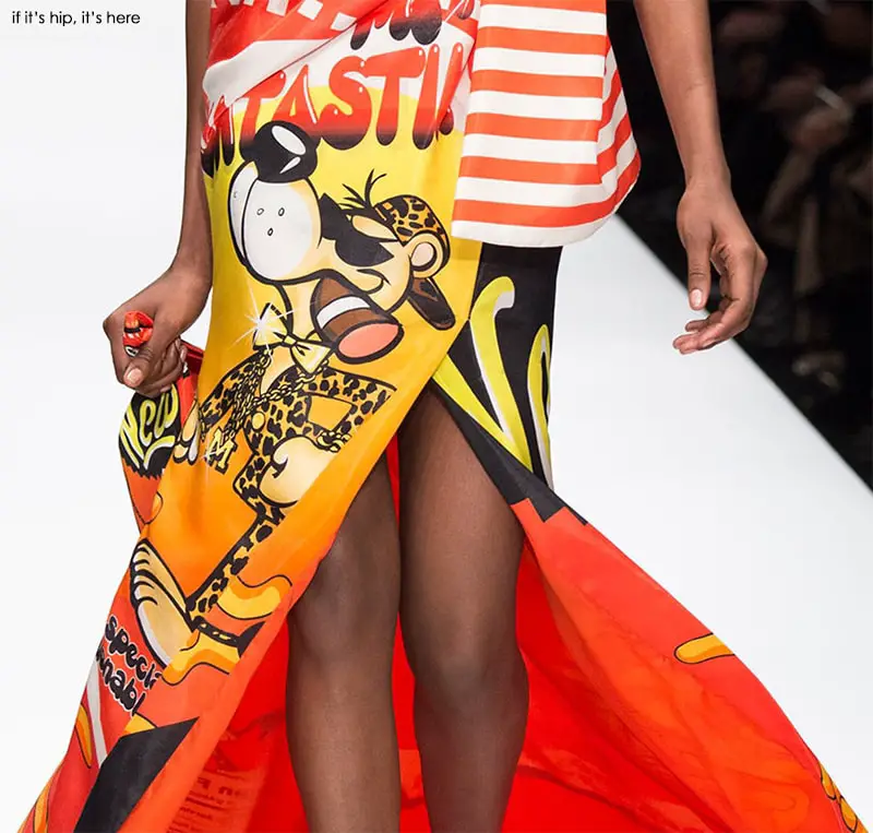 moschino cheetohs dress