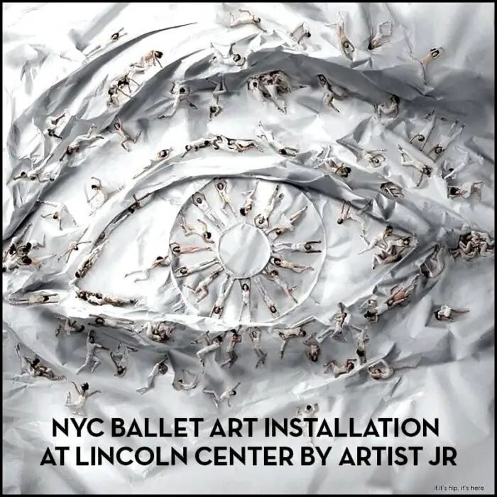NYC ballet art installation JR