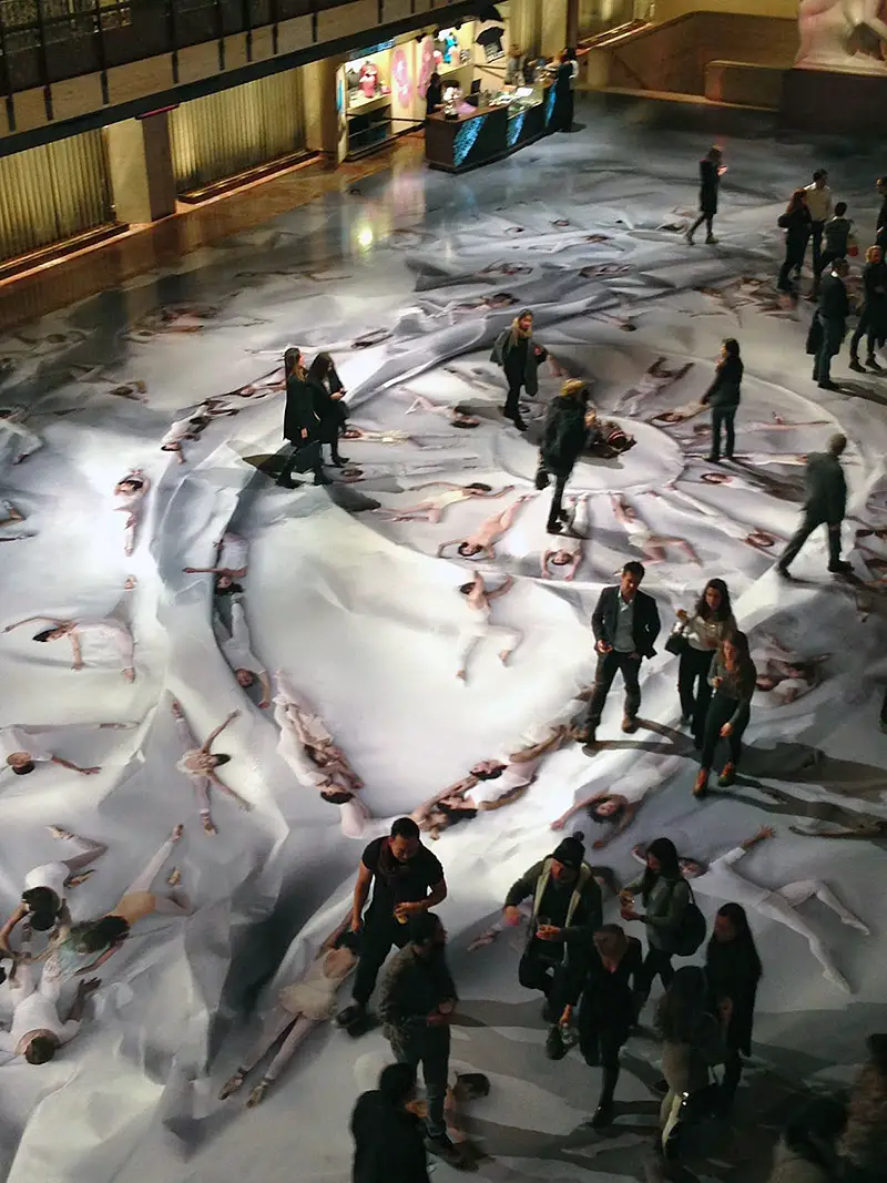 lincoln center NYC Ballet art installation 