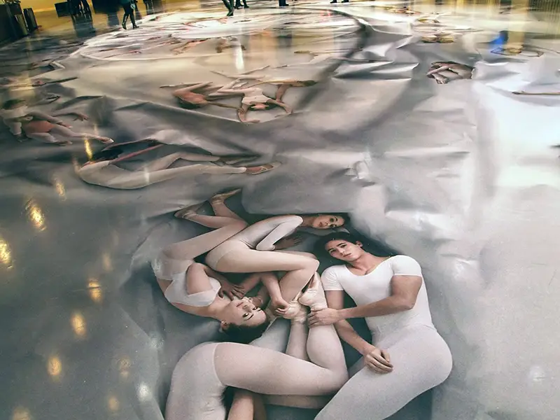 lincoln center NYC Ballet art installation 
