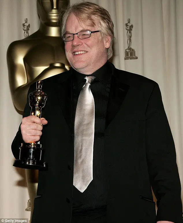 philip seymour hoffman with oscar