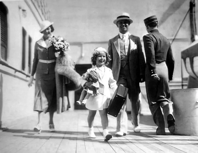 Shirley temple and parents