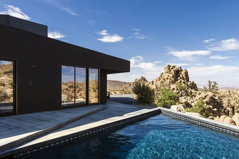 desert living black house