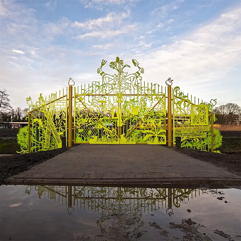 Entrance Gates for Working Garden