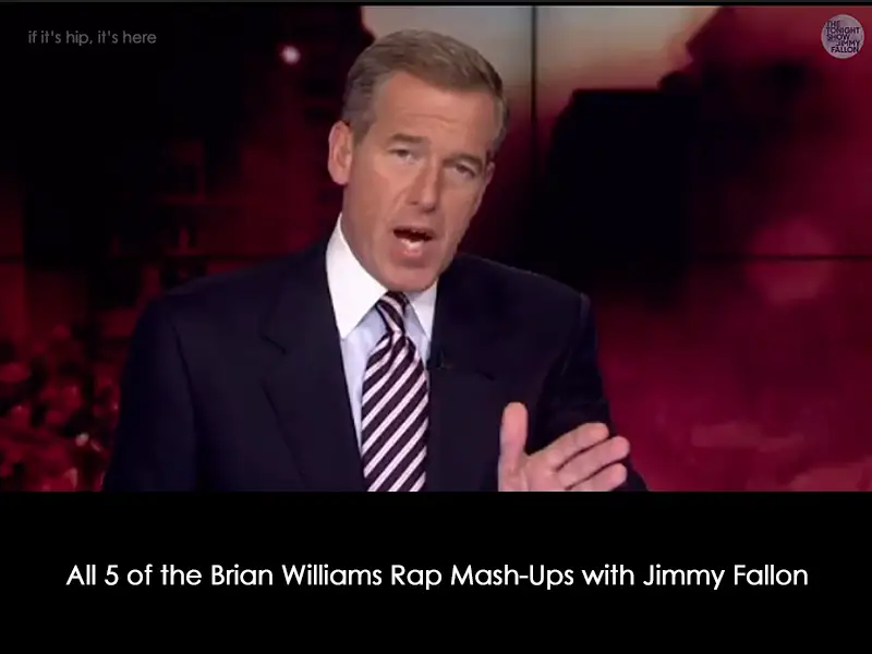 Brian Williams raps mash-ups