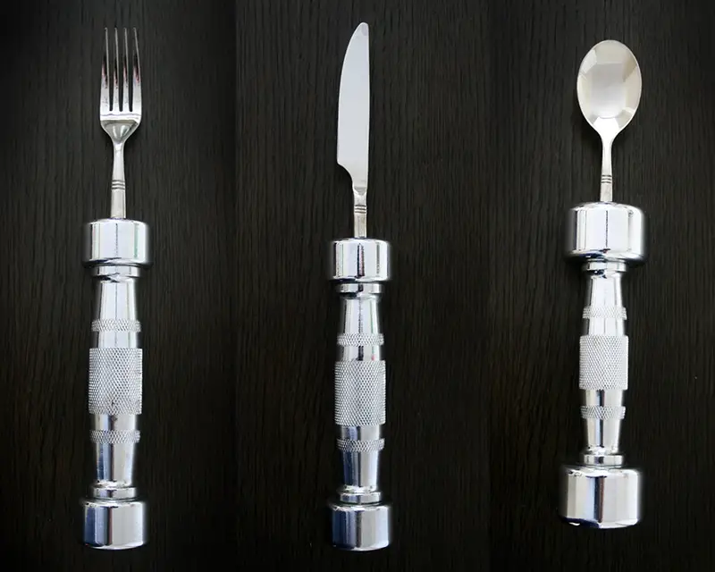 Eat Fit Dumbbell Cutlery 
