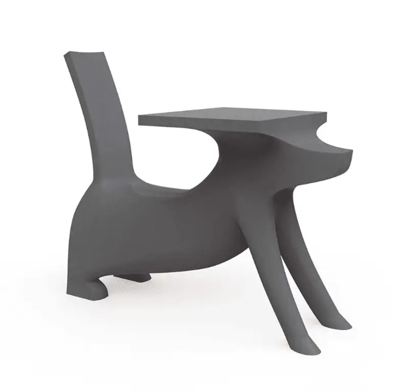 dog-shaped desk by philippe starck