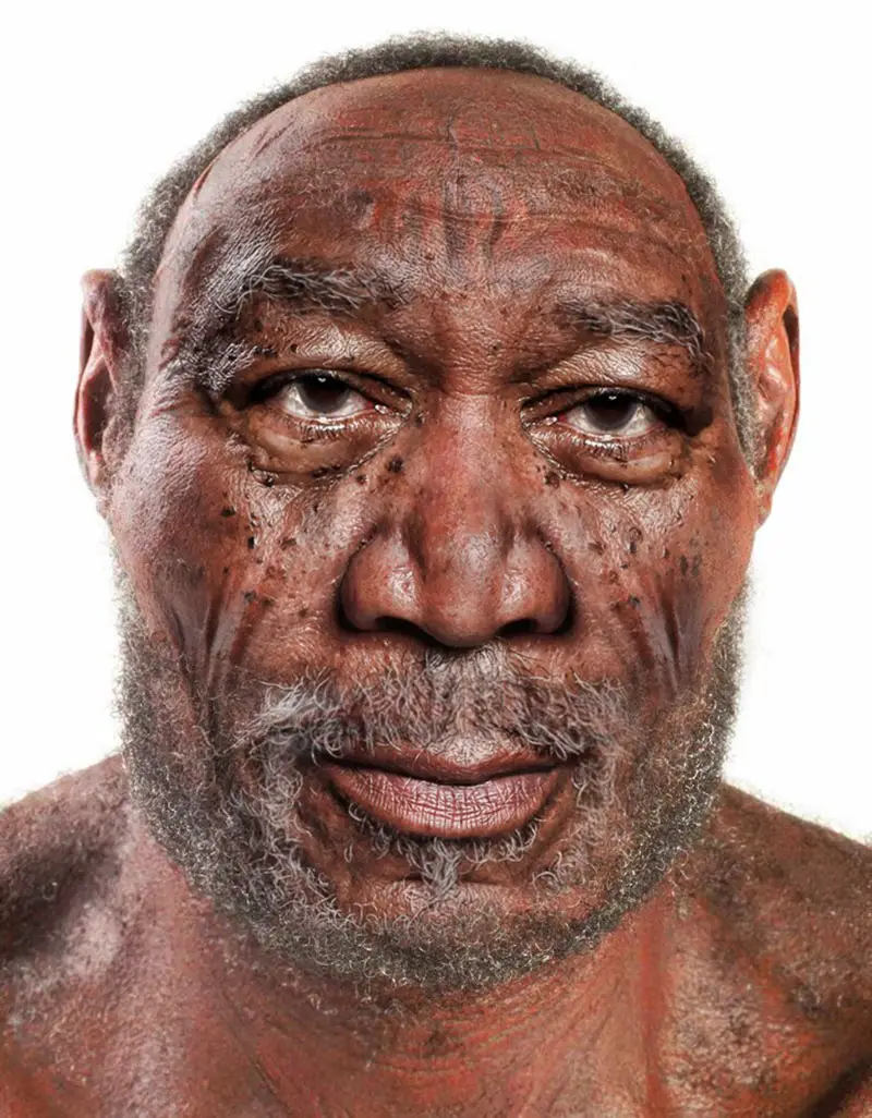 morgan freeman as caveman