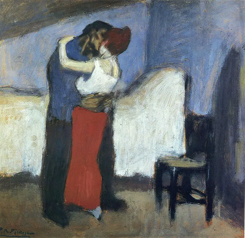 Pablo Picasso, The Kiss, 1905