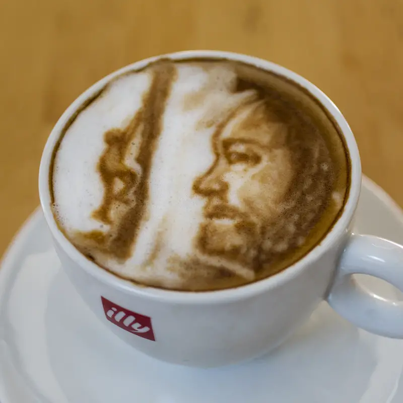 Oscar Nominees Coffee Art