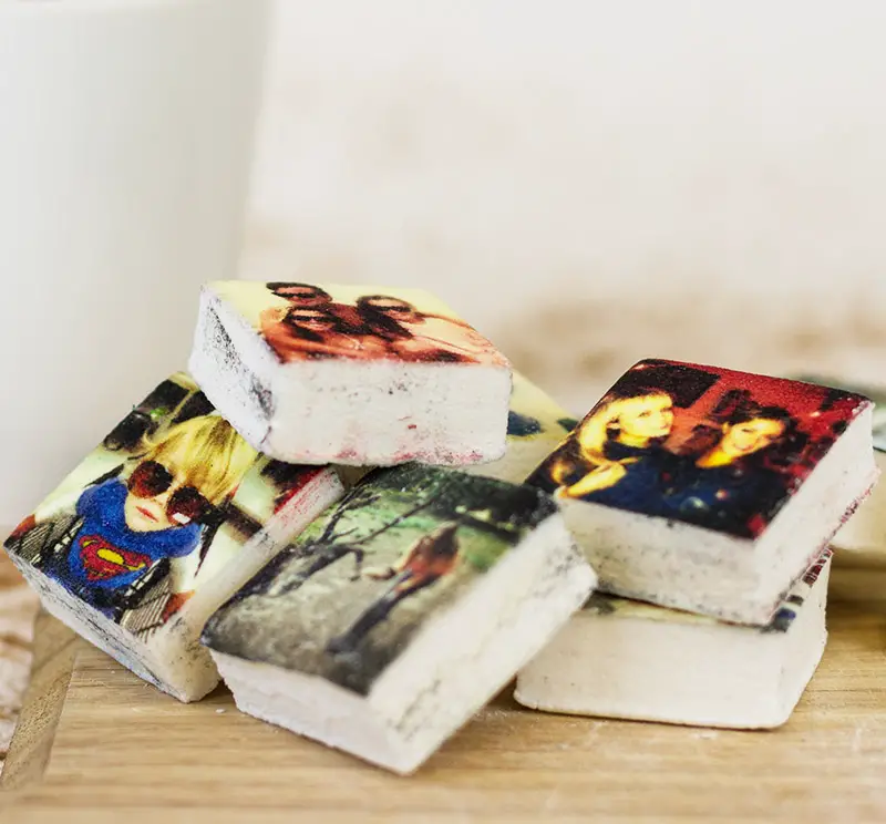 Custom Photos on Marshmallows