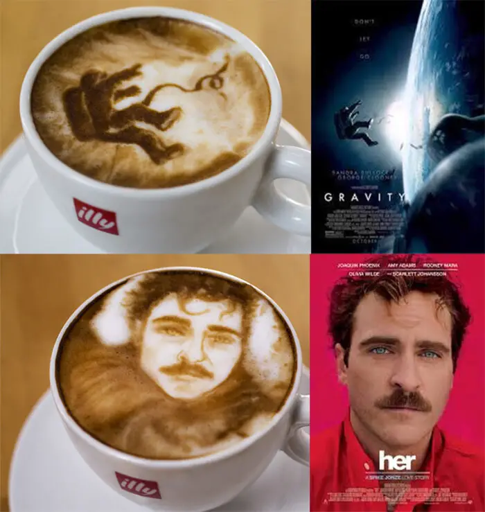 Read more about the article Best Picture Nominees As Coffee Art by Michael Breach