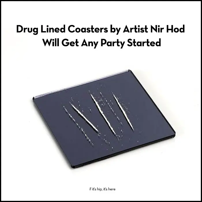 Read more about the article Drug Lined Coasters by Artist Nir Hod Will Get Any Party Started.