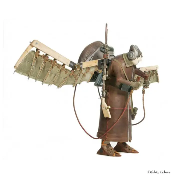 Stephane Halleux steampunk sculptures