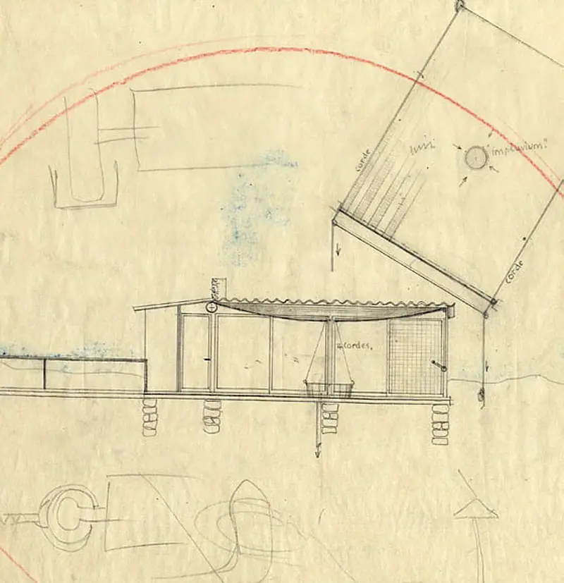 Charlotte Perriand Beachside Home architectural plans